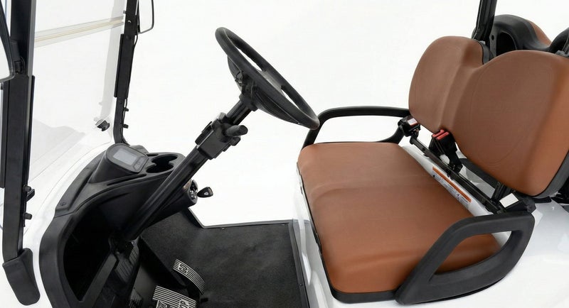 EPIC 2-Seater Non-Lifted Electric Golf Cart with Lithium Battery 105Ah & Standard Tires | LSEV (Green) - Image 5